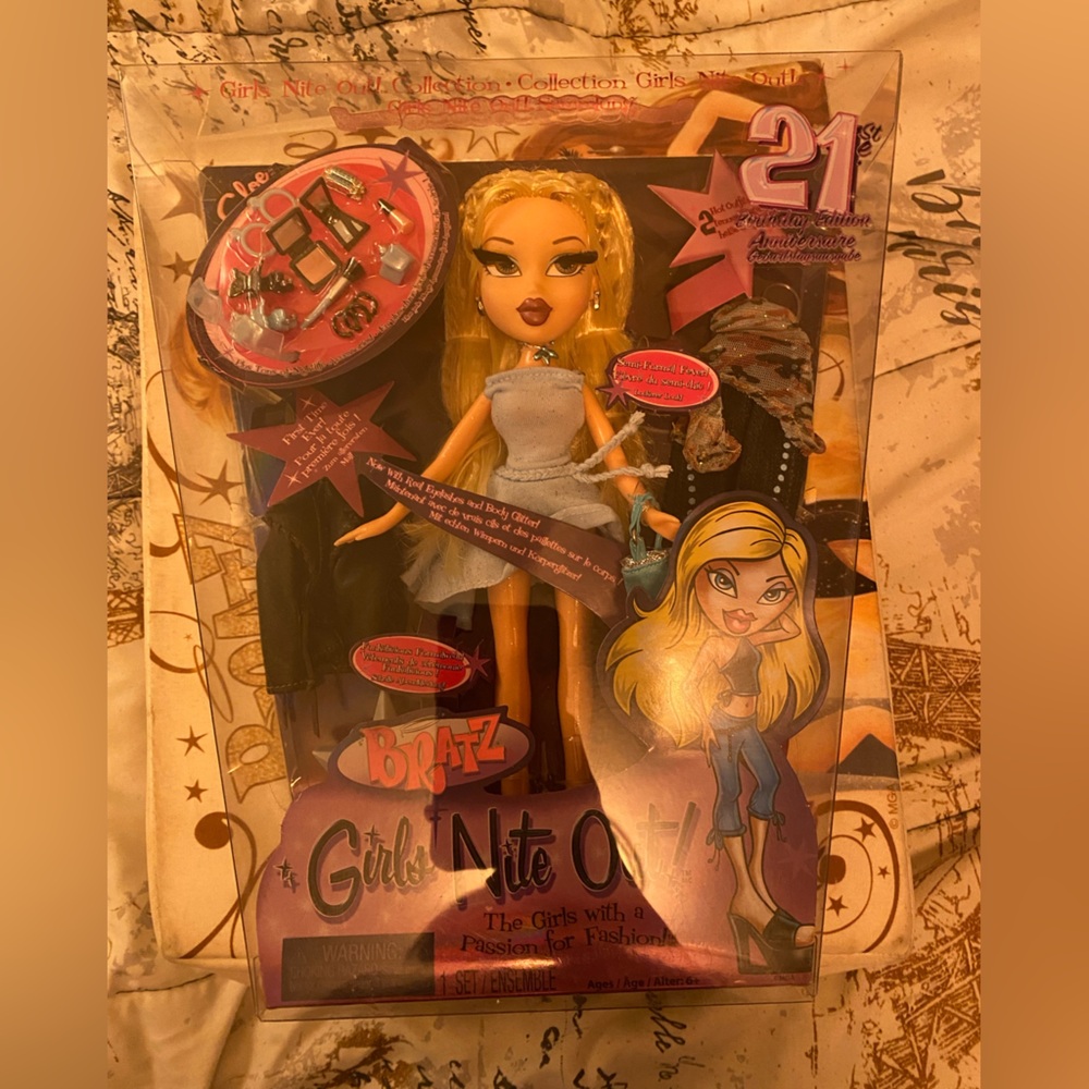 Bratz Girls Nite Out 21st Birthday Edition Fashion Doll Cloe NIB